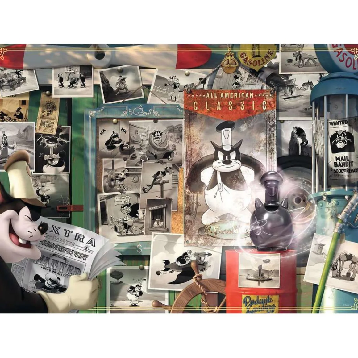 Ravensburger - Rompecabezas Villainous: Pete de 1000 piezas para adultos ㅤ