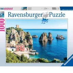 Ravensburger - Rompecabezas Paisaje Mediterráneo Italia, 1000 Piezas ㅤ