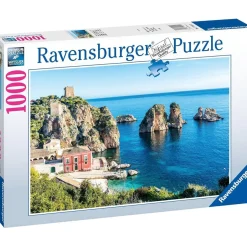 Ravensburger - Rompecabezas Paisaje Mediterráneo Italia, 1000 Piezas ㅤ