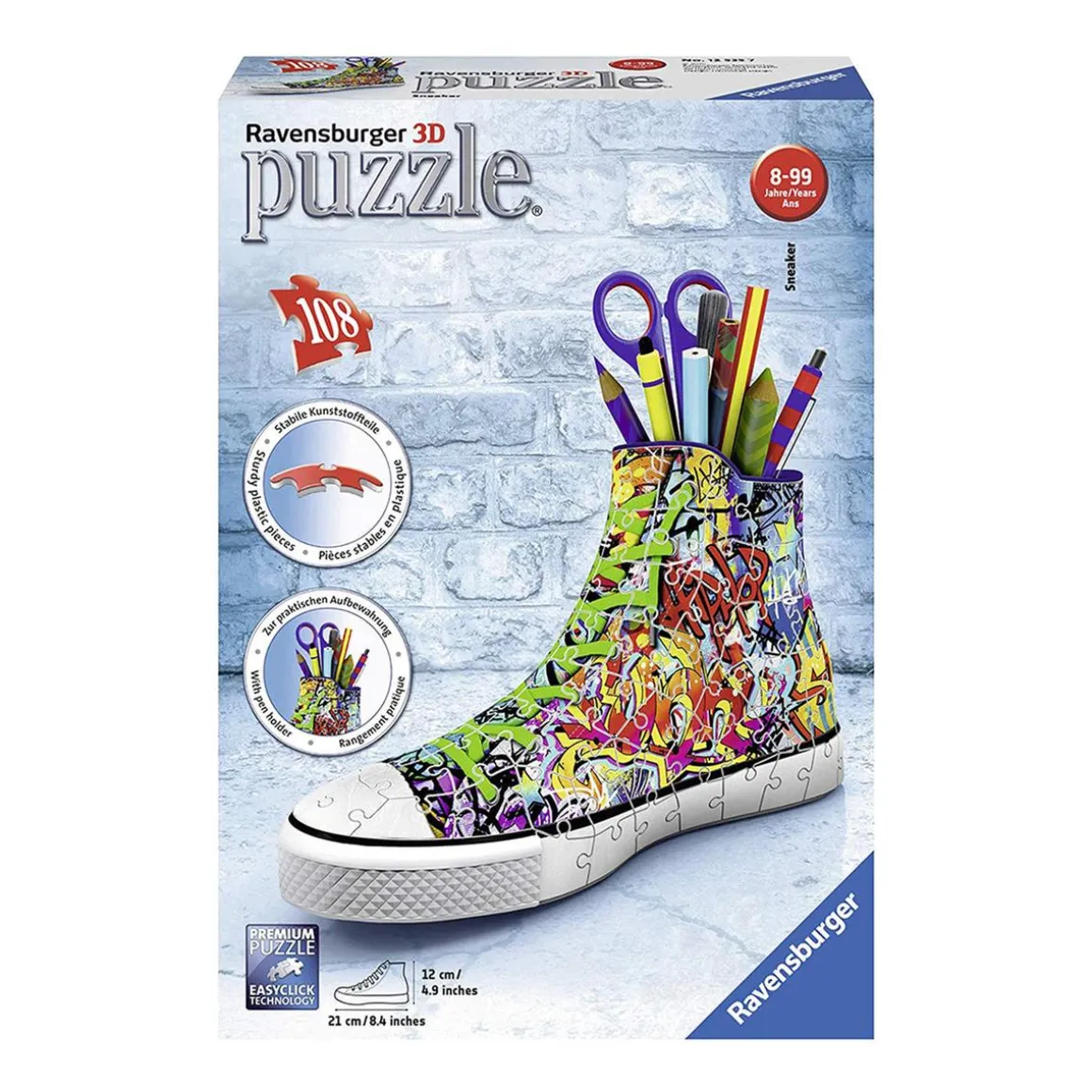 Ravensburger - Sneaker - Puzzle 3D 108 Piezas (varios modelos)