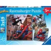 Ravensburger - Spider-man - Ravensburger Marvel Spider-Man - Conjunto de 3 rompecabezas de 49 piezas ㅤ