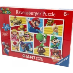 Ravensburger - Super Mario - Puzzle gigante Super Mario Nintendo 125 piezas, multicolor ㅤ