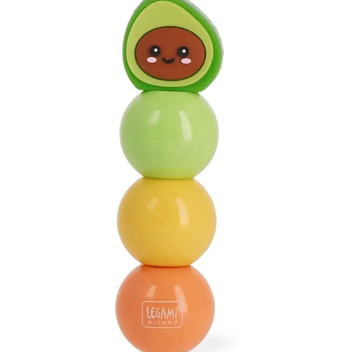 Resaltador 3 en 1, colores pastel, secado rápido, temática aguacate ㅤ