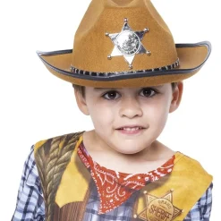 Rubie's - Sombrero de sheriff con placa frontal para disfraces XS ㅤ