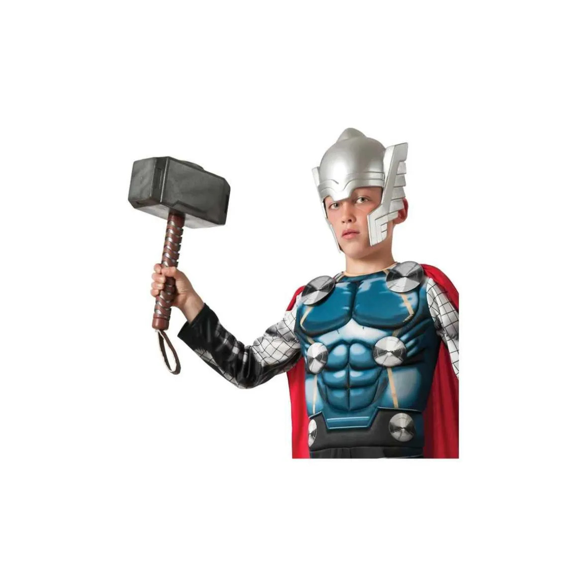 Rubie's - Thor - Martillo de Thor tamaño infantil, oficial Marvel Avengers ㅤ