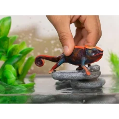 Schleich - Figura de camaleón vida salvaje para niños ㅤ