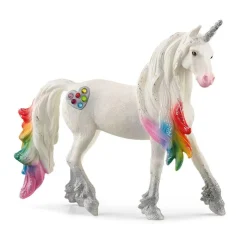 Schleich - Figura de unicornio arcoíris semental Bayala ㅤ