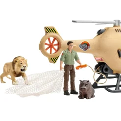 Schleich - Helicóptero de salvamento de animales