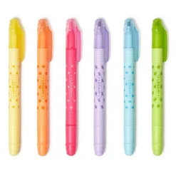 Set de 6 subrayadores mágicos borrables con doble punta