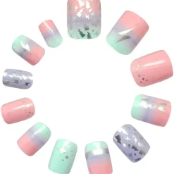 Set de 24 uñas adhesivas Wow Generation multicolor