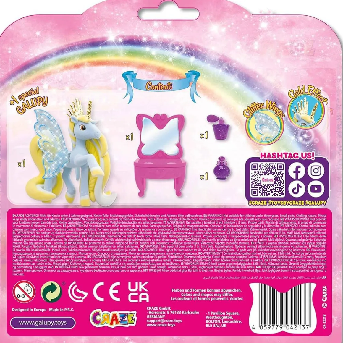 Set de belleza Unicornio Galupy