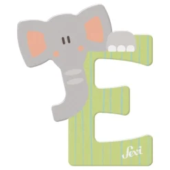 Sevi - Letra E de madera (varios colores)