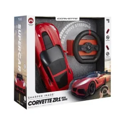 Sharper Image - Coche RC Chevrolet Corvette ZR1 Real Drive