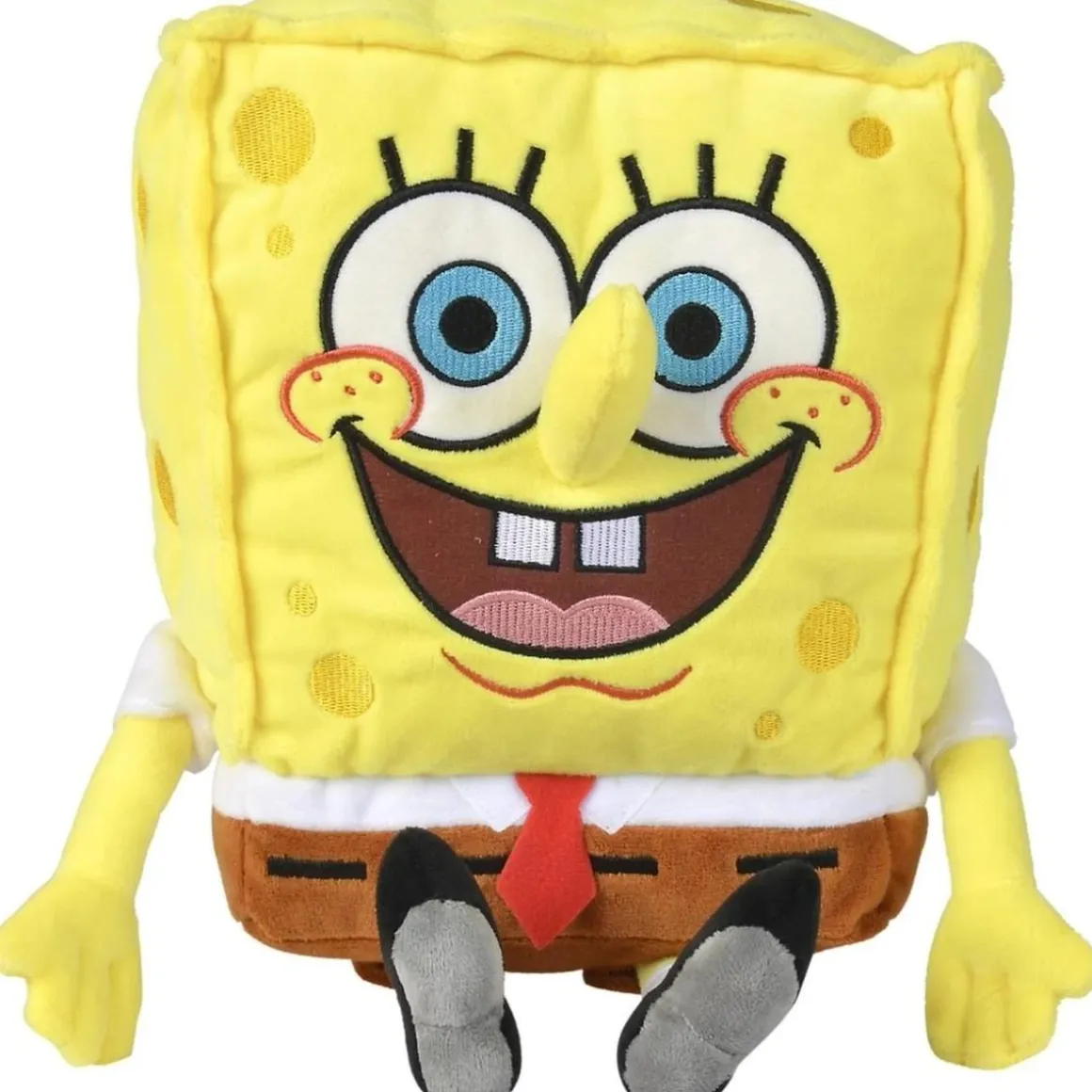 Simba - Bob Esponja - Peluche Bob Esponja 35cm, material suave y relleno reciclado ㅤ