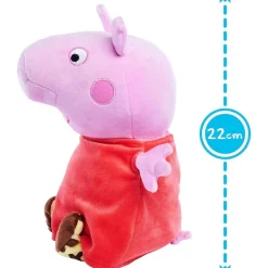 Simba - Peppa Pig - Peluche con sonido Peppa Pig, suave y agradable, 25-33 cm ㅤ
