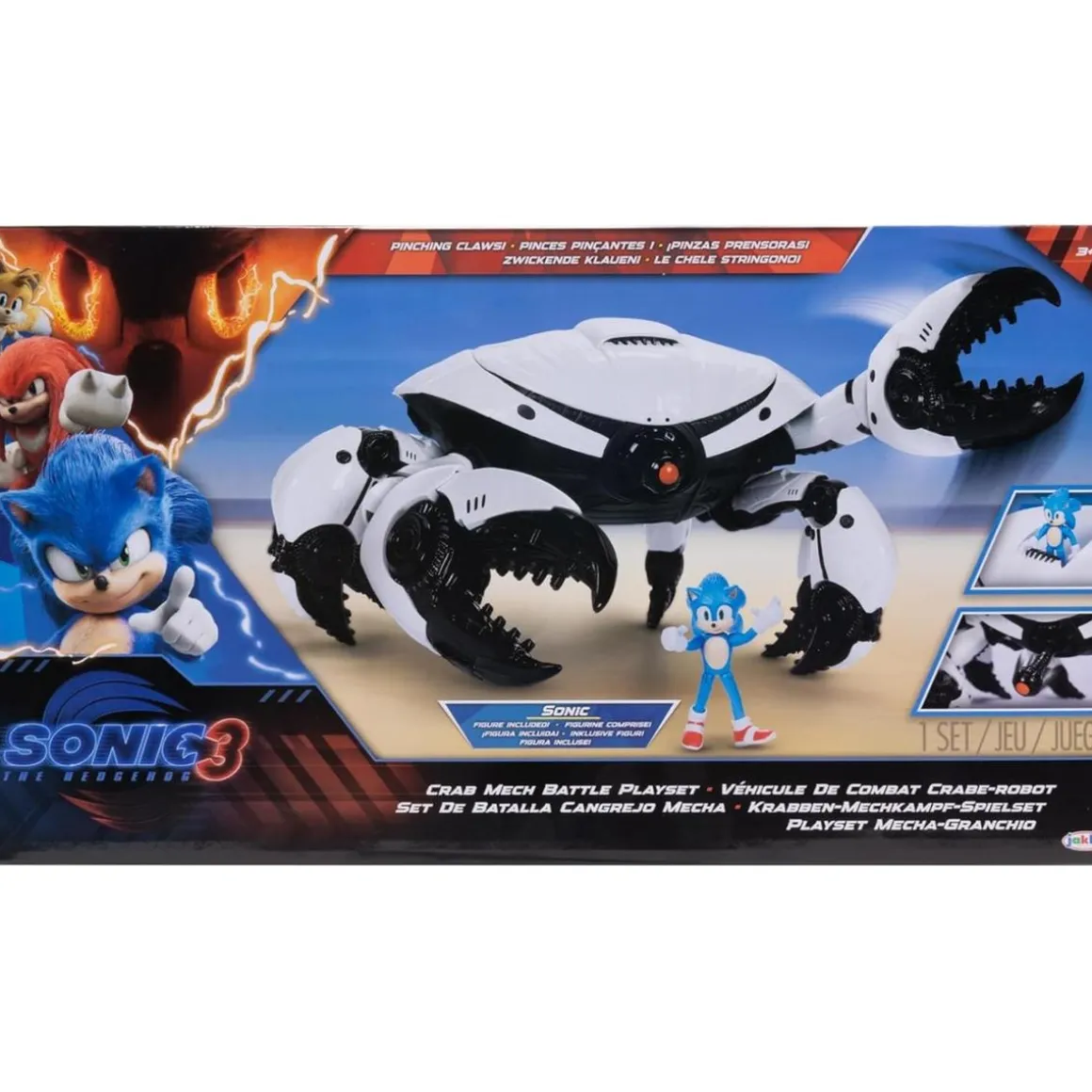 Sonic - Figura Mega Cangrejo Mecánico Deluxe