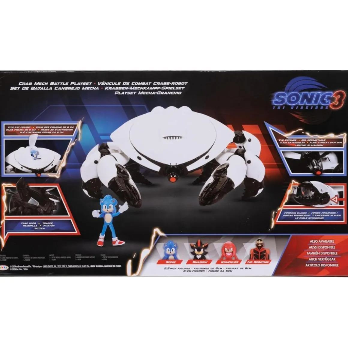 Sonic - Figura Mega Cangrejo Mecánico Deluxe