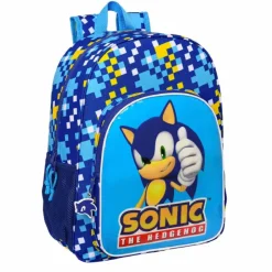 Sonic - Mochila 33 cm adaptable a carro