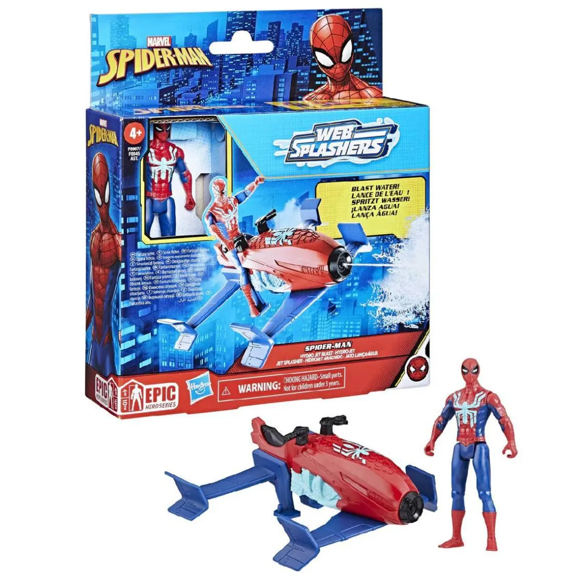 Spider-man - Set vehículo y figura Web Splashers (varios modelos)