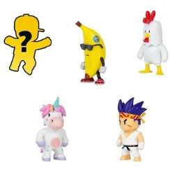 Stumble Guys - Pack 4 figuras + figura misteriosa (varios modelos)