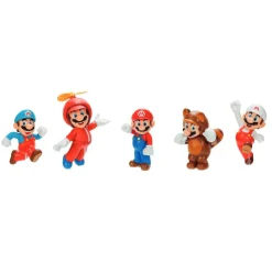 Super Mario - Pack 5 figuras de Mario