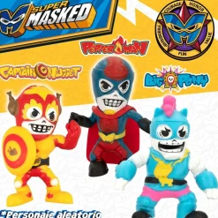 Super Masked - Figura de acción elástica con sonido (varios modelos)