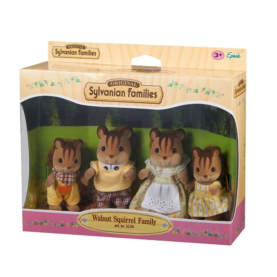 Sylvanian Families - Familia Ardillas de la Nuez