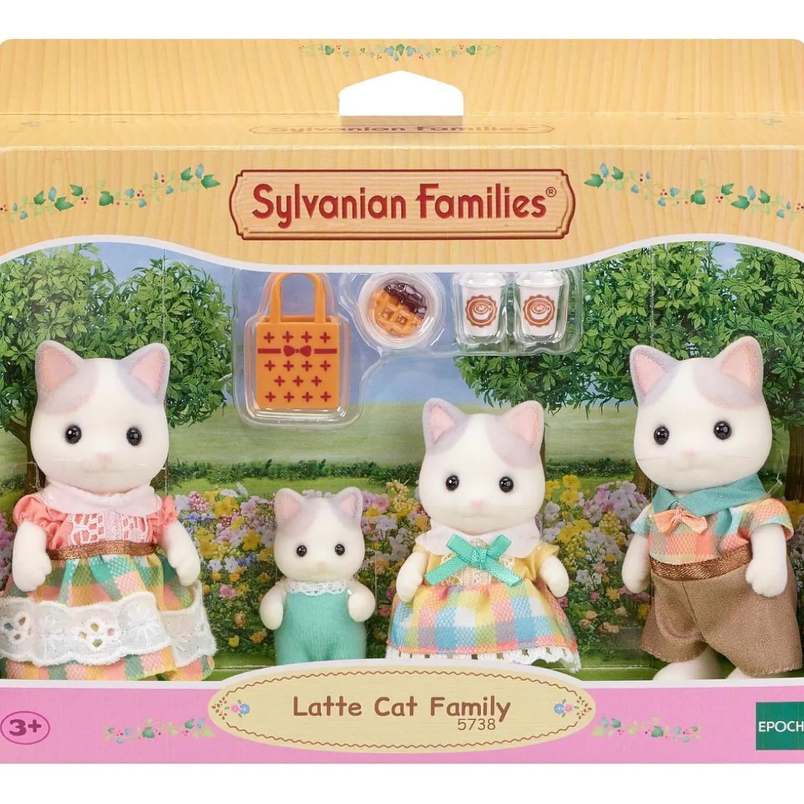 Sylvanian Families - Familia Gato Figura ㅤ