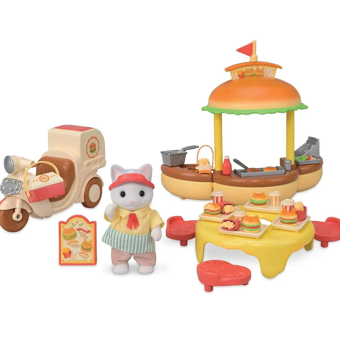 Sylvanian Families - Puesto de hamburguesas