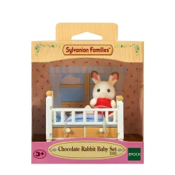 Sylvanian Families - Set Bebé Conejo Chocolate (Cama)