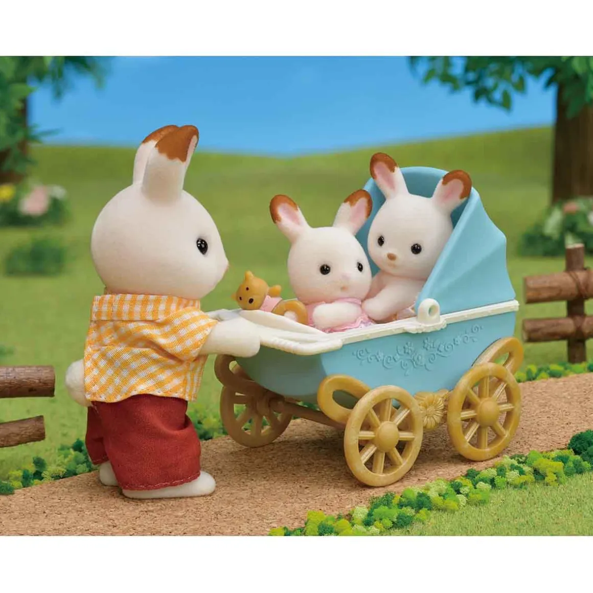 Sylvanian Families - Set cochecito gemelar
