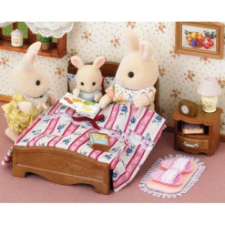 Sylvanian Families - Set de accesorio cama semi-doble para muñecas Sylvanian Families ㅤ