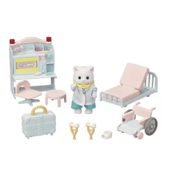 Sylvanian Families - Set Doctora de la Aldea - Casa de muñecas y juguetes ㅤ