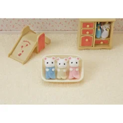 Sylvanian Families - Trillizos Ratón Marshmallow juguete para imaginar