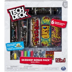 Tech Deck - Bonus Pack 6 Skates (varios modelos)