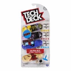 Tech Deck - Pack 4 mini skates (varios modelos)