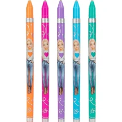 Top Model - 5 bolígrafos de gel con purpurina