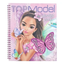 Top Model - Libro para colorear con lentejuelas