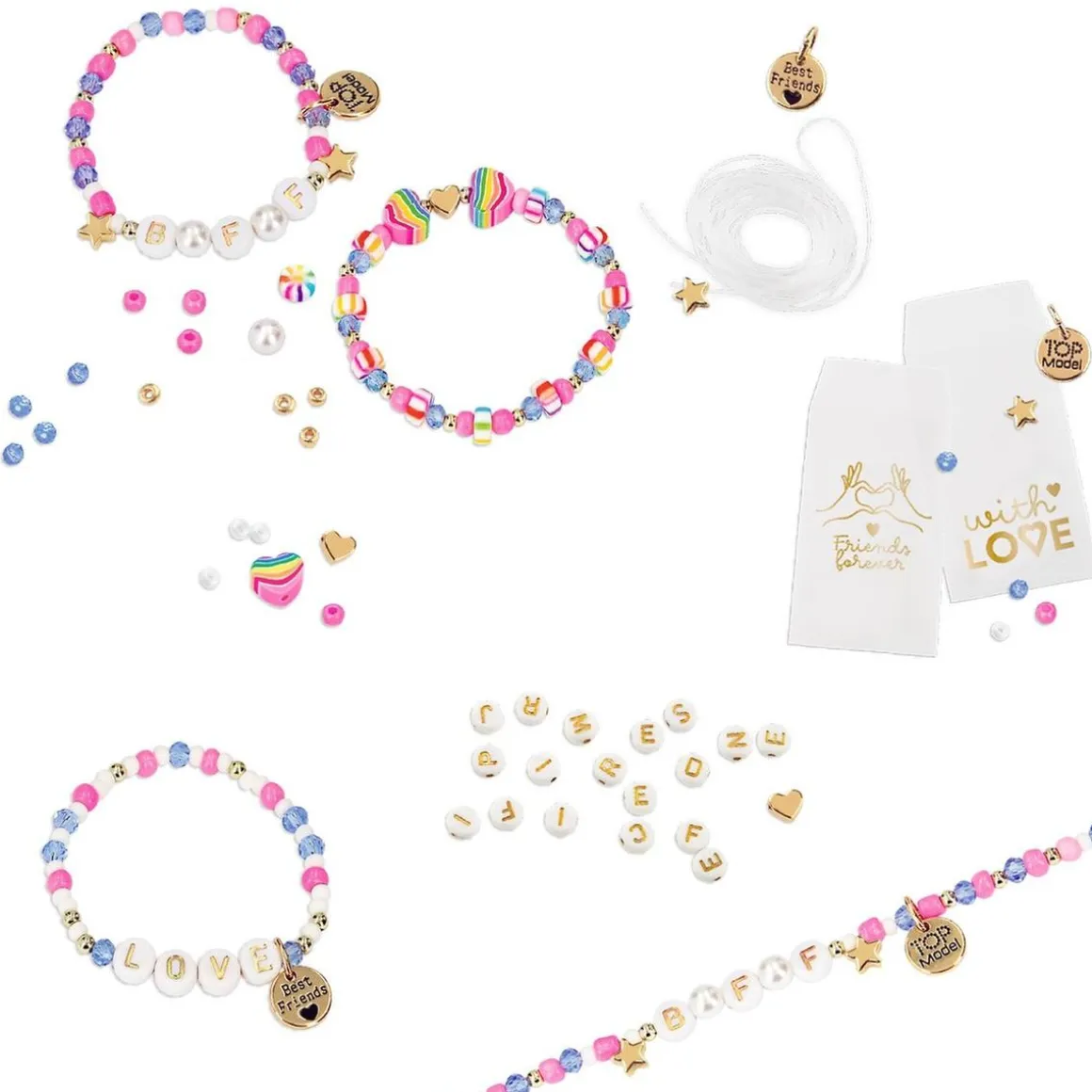 Top Model - Set pulseras DIY