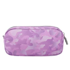 Totto - Estuche escolar dos compartimentos camuflaje rosa Sobre