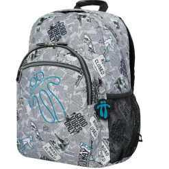 Totto - Mochila escolar adaptable a carro Acuareles Newspaper