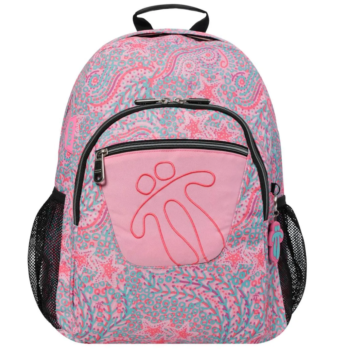 Totto - Mochila escolar adaptable a carro Acuareles Ocean