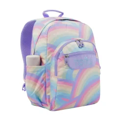 Totto - Mochila escolar arcoíris Acuarela