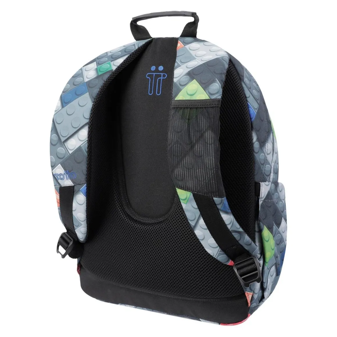 Totto - Mochila escolar bloques Acuarela