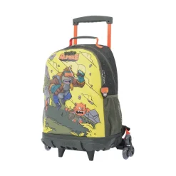 Totto - Mochila escolar con ruedas grande Brawlmaster