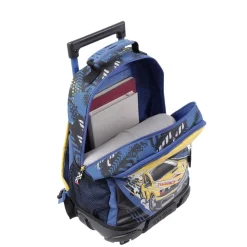 Totto - Mochila escolar con ruedas mediana Velocity