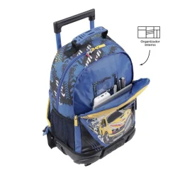 Totto - Mochila escolar con ruedas mediana Velocity