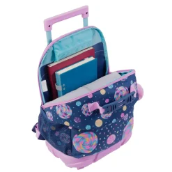 Totto - Mochila escolar con ruedas mediana Sweet Candy