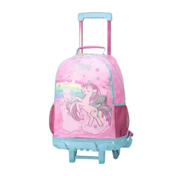 Totto - Mochila escolar con ruedas grande Fantasy