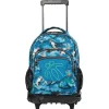 Totto - Mochila escolar con ruedas Renglones - Océano